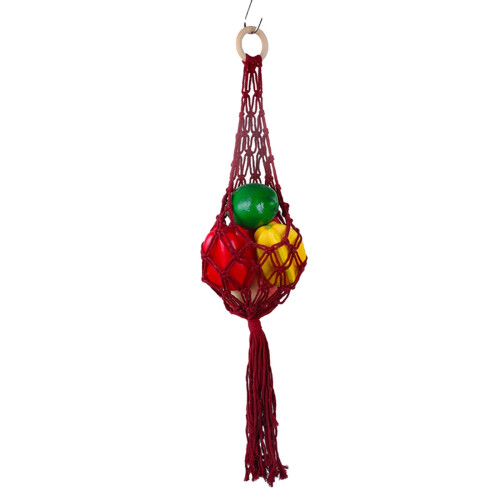 Plasă Macrame pentru Fructe și Legume – Bumbac, 1 Pachet 1
