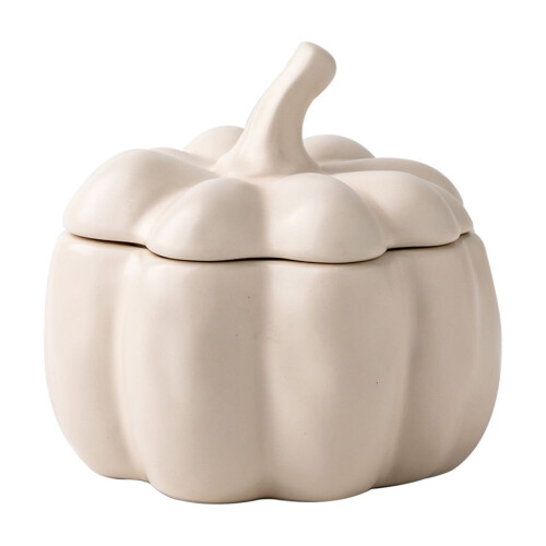Keramisk pumpaskål 10 cm soppa- och dessertskål 1