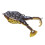 Thunder Frog Esca morbida in silicone, nero/giallo 15