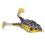 Thunder Frog Esca morbida in silicone, nero/giallo 16