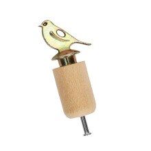 Wooden Bird Whistle 2 Inch HandTwisted Durable Wood Clear Birdlike Sound for Kids and Adults