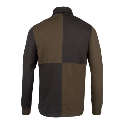 JACK PYKE JACK PYKE Mens Long Sleeve Rugby Shirt Green Medium 1