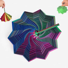 Hexagon Fidget Spinner Purple Blue Green Honeycomb Design Sensory Toy 4.8 Inch Stress Relief