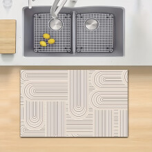 (50x80cm/20x32inch) 1pc Diatomite Bath Mat Compatible for Bathroom, Kitchen & Laundry - Non-Slip Diatomite Mud with Backing,