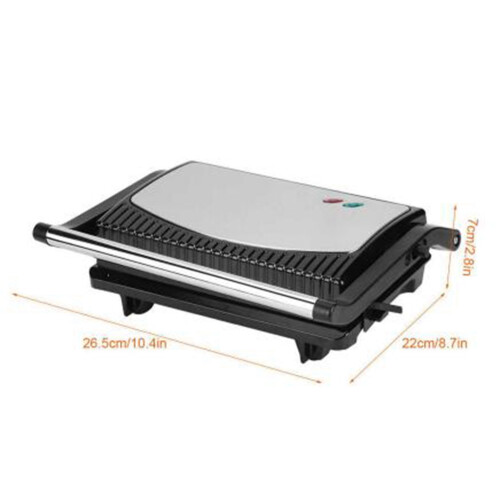 BBQ Grill Machine Multifunctional Electric Hotplate Steak Grilled Pan Sandwich Maker Panini Breakfast Machine Us Plug 1