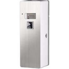 Free Standing Wall-Mounted Home Odor Neutralizing Automatic Air Freshener Fragrance Aerosol Spray Dispenser Silver