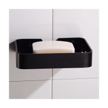 Self Adhesive Soap Holder NoDrill Wall Mounted Soap Dish for Bathroom Shower Covered Storage