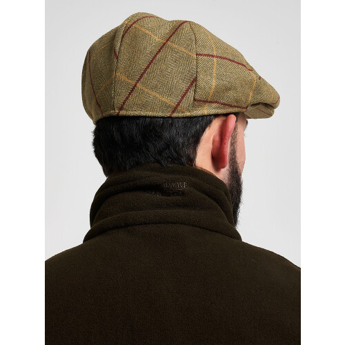 JACK PYKE JACK PYKE Wool Blend Flat Cap Tweed 59cm 1