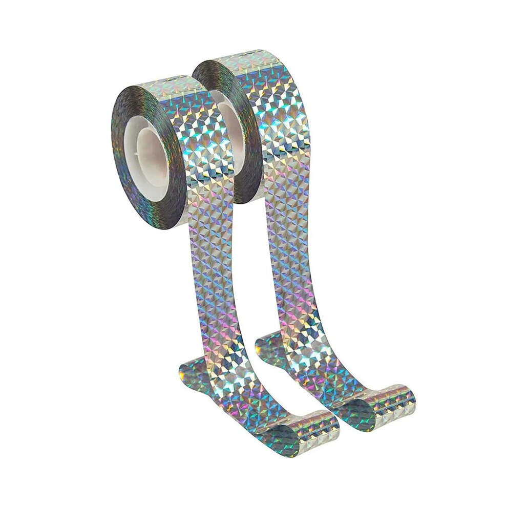 (80M Tapes X 2) 2X 80M Bird Deterrent Tape Flashing Reflective Lawn Pigeon Scare Repeller Ribbon 6950692192689
