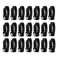 18 Pack Extension Cord Holder Organizer, Storage Straps with Triangle Clips for Garage Organization, Garden Hose