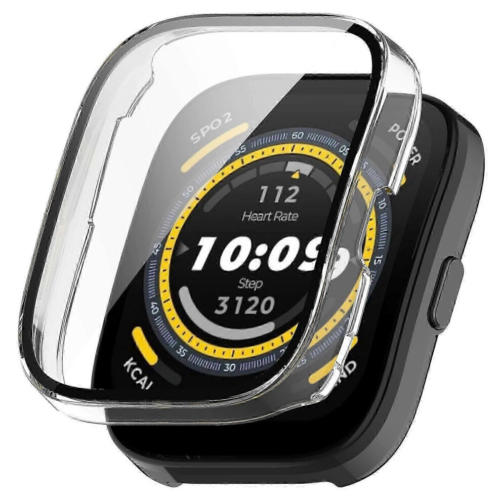 Amazfit Bip 5 Tempered Glass Screen Protector With Pc Case - Shockproof Cover 9319739681536