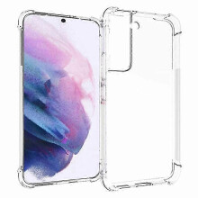 Flexible Clear TPU Anti-Slip Scratch-Resistant Protective Case for Galaxy S22 5G Phone Cover