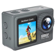 WiFi Actionkamera 1080P 30FPS Träningsvideoinspelare 120 vidvinkel undervattenskamera med tillbehör