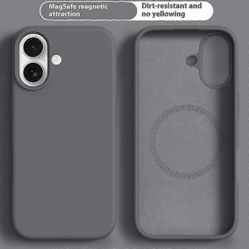 Liquid Silicone PC Case with MagSafe Compatibility for 17 Phone Cover 1