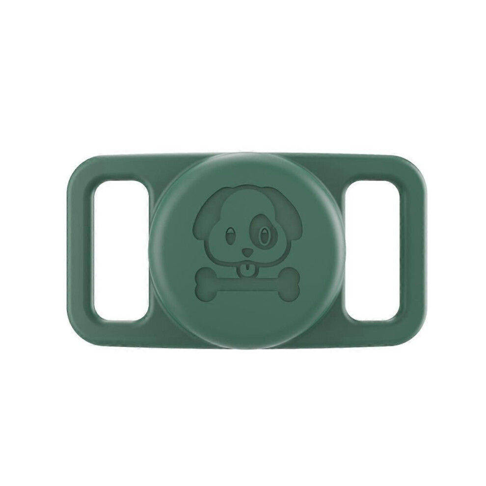 Locator Case For Pet Silicone Locator Loss Prevention Tracker Waterproof Protective Case,Dark Green 9319739680133