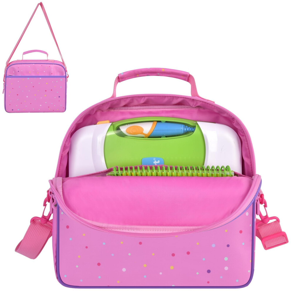 Carrying Case For Leapfrog Leapstart 3D Fits 2In1 Leapfrog Leaptop Touch And Stores 56 Books Pink 9330225836667