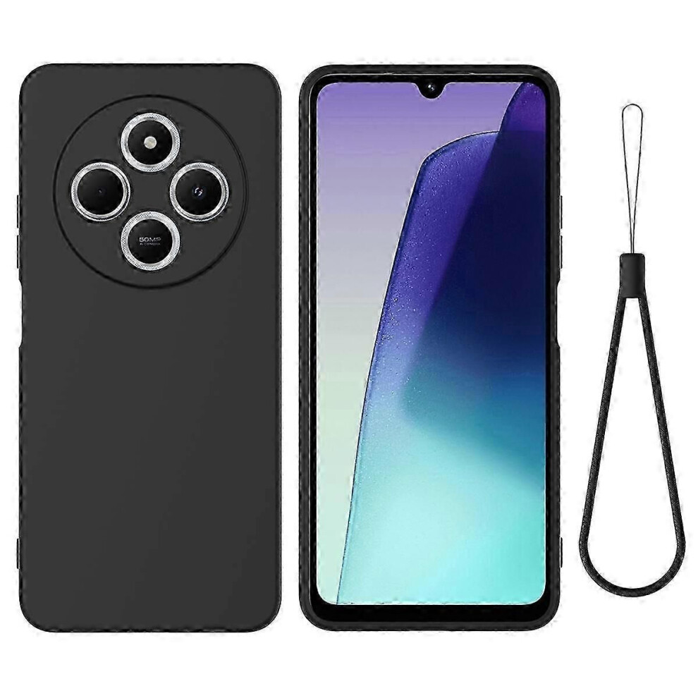 Solid Color Liquid Silicone Shockproof Full Coverage Phone Case 9319739681932