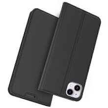 Magnetic PU Leather 15 Case with Card Holder - Slim Protective Cover