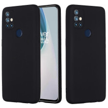 OnePlus Nord N10 5G Case, Pure Color Liquid Silicone Shockproof Full Coverage Protective Cover