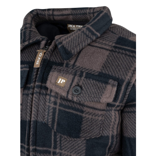 JACK PYKE JACK PYKE Junior Tundra Check Shirt Brown Medium 2