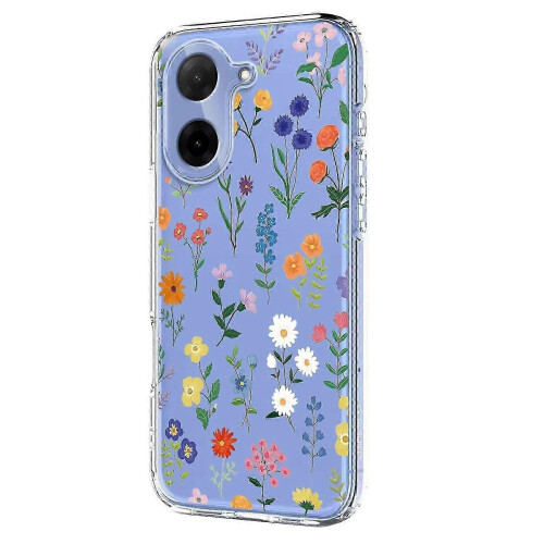 Floral Design TPU Protective Phone Case Cover 1