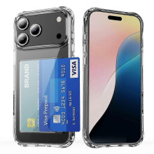 17 Pro Case with Card Holder - Protective TPU Phone Cover