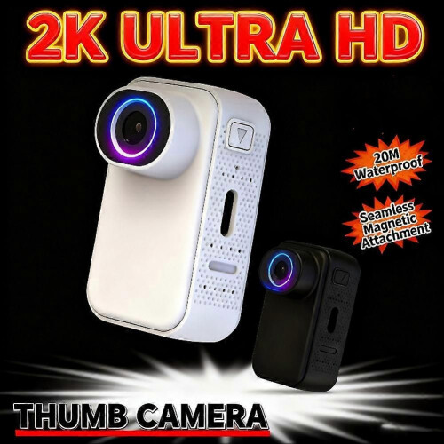 Φορητή κάμερα δράσης με οθόνη και βάση 2K HD IP65 Αδιάβροχη με 1