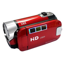 DV 1080P digitalkamera roterbar skärm videokameror 16X zoom HD videoinspelare med fyllnadsljus US-kontakt