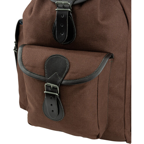 JACK PYKE JACK PYKE Heavy Cotton Canvas Day Pack Bag Brown 1
