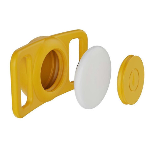 Locator Case for Pet Silicone Locator Loss Prevention Tracker Waterproof Protective Case,Yellow 1