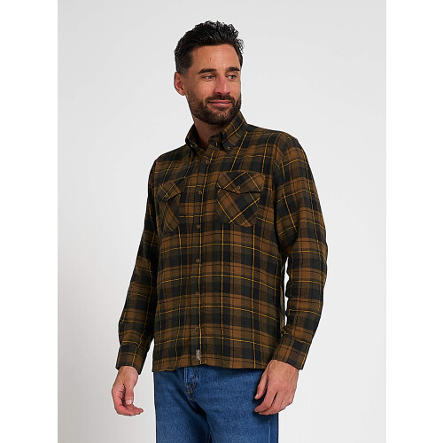 JACK PYKE JACK PYKE Mens Flannel Long Sleeve Shirt Medium 2