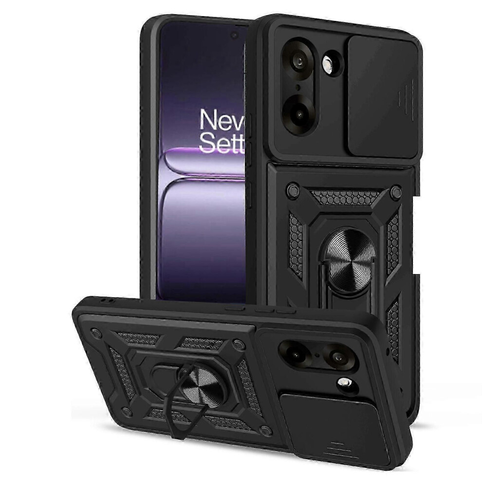 Oneplus Nord Ce5 5G Case With Slide Camera Cover & Kickstand - Pc + Tpu Protective Phone Cover 9319739684124