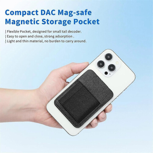 For Magnetic Mobile Phone Small Tail Decoder Storage Cover Magnetic Small Tail Decoder Bracket Bag Protective Cover A 1