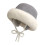 Outdoor Furry Hat Thickened Insulation Portable Foldable-Gray 1