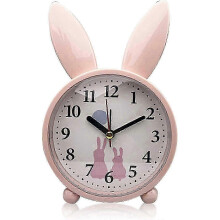 Rabbit Design Kids Alarm Clock: Classic Analog Clock for Children in 2024