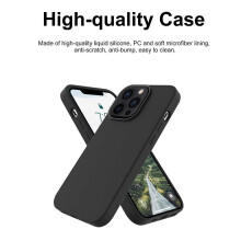 Liquid Silicone Phone Case Compatible with iPhone 13 Pro Ultra Slim Shockproof Anti-Scratch Protective Phone Cases
