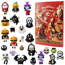Calendrier de l'Avent Halloween 2024 avec 24 poupées à collectionner
