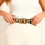 Patchworked Leopard Waistband Rivets-Leopard gold buckle 4