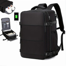 Large Laptop Backpack, Airline-Approved Travel Rucksack, Outdoor Sport Hiking Schoolbag with Shoe Compartment