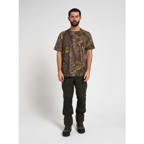 JACK PYKE JACK PYKE Quick Wick Short Sleeve Crew Neck T-Shirt English Oak Evolution Small 1