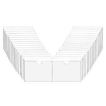 36Pcs Self-Adhesive Card Holder Pockets Holder 6X8.5cm Clear Plastic Card Holder Adhesive Holder