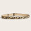 Patchworked Leopard Waistband Rivets-Leopard gold buckle 7