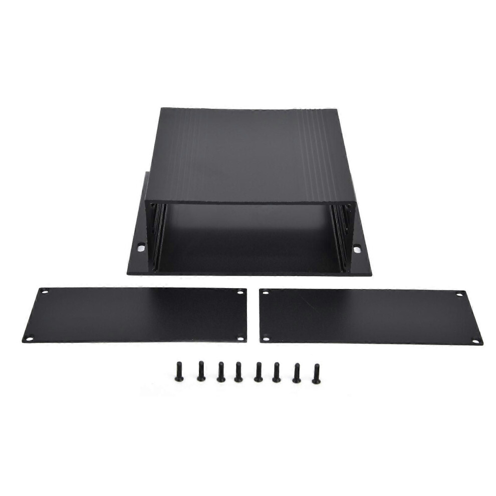 Aluminum Alloy Electric Box Project Junction Case Integrated Enclosure 47X133x120mm Matte Black 9319739684636