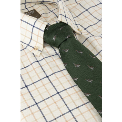 JACK PYKE JACK PYKE Partridge Silk Tie Green 2