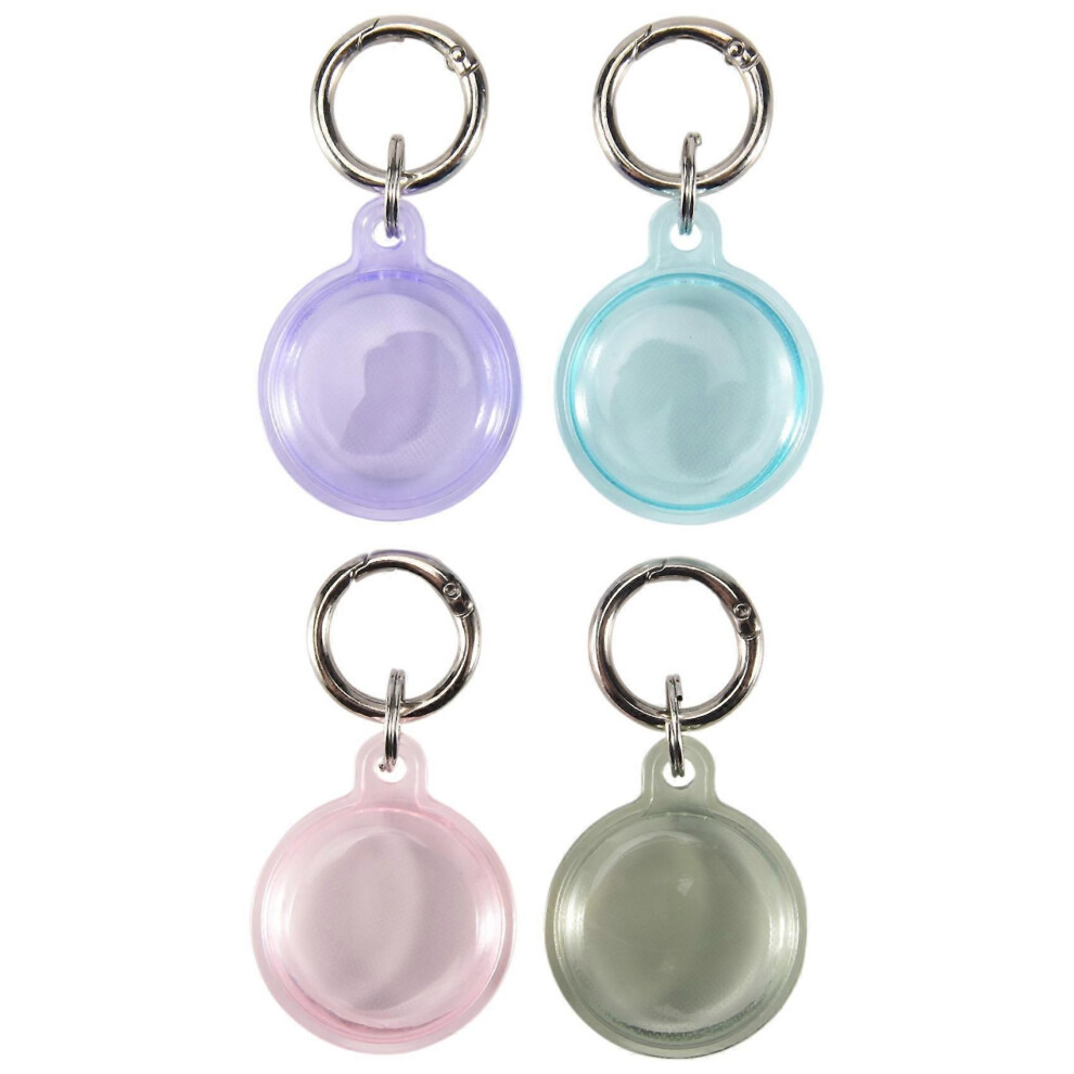 4 Pack Protective Case For Apple Airtag Silicone Keychain Compatible With Air Tag Holder With Key Ring 9319739687484