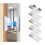 Thin Magnetic Door Holder Adhesive Installation Strong-Black 3