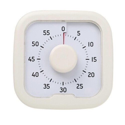 Silent Visual Timer 60-Minute Stopwatch Alarm Clock Countdown Timer with Stand Visualization Kitche