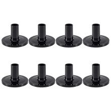 8Pcs Cymbal Sleeves 8PCS 38x26mm Black D Cymbal Sleeves Replacement for Shelf D Kit