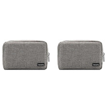 Portable Travel Storage Bag Multifunctional Storage Bag compatible Laptop Power Adapter Power Bank Data Ca