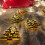 Hollow Iron Christmas Tree Lights String, Gold, 2m 4